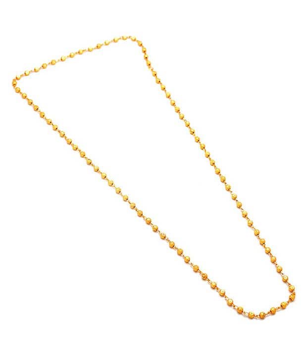 Jewar Mandi Gold Plated Chain ( Set of 1 )