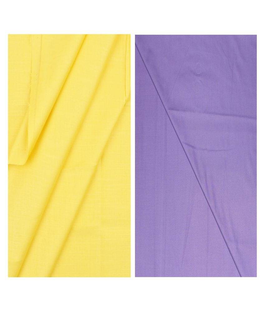     			KUNDAN SULZ GWALIOR - Multi Cotton Blend Men's Unstitched Shirt Piece ( Pack of 2 )