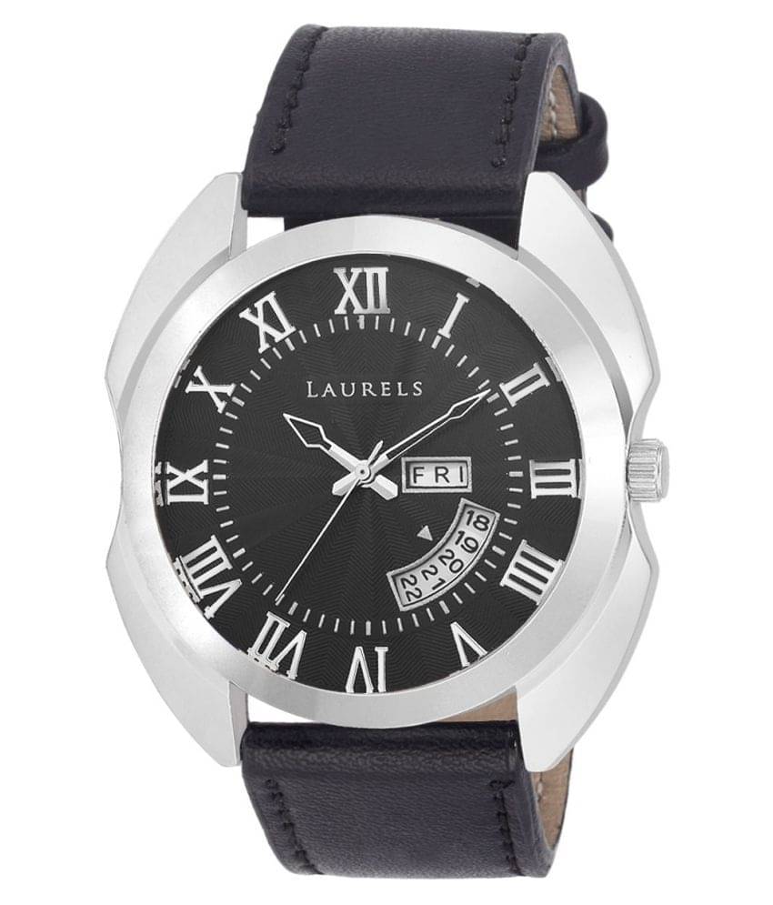     			Laurels LWM-INC-VII-020207 Leather Multifunction Men's Watch