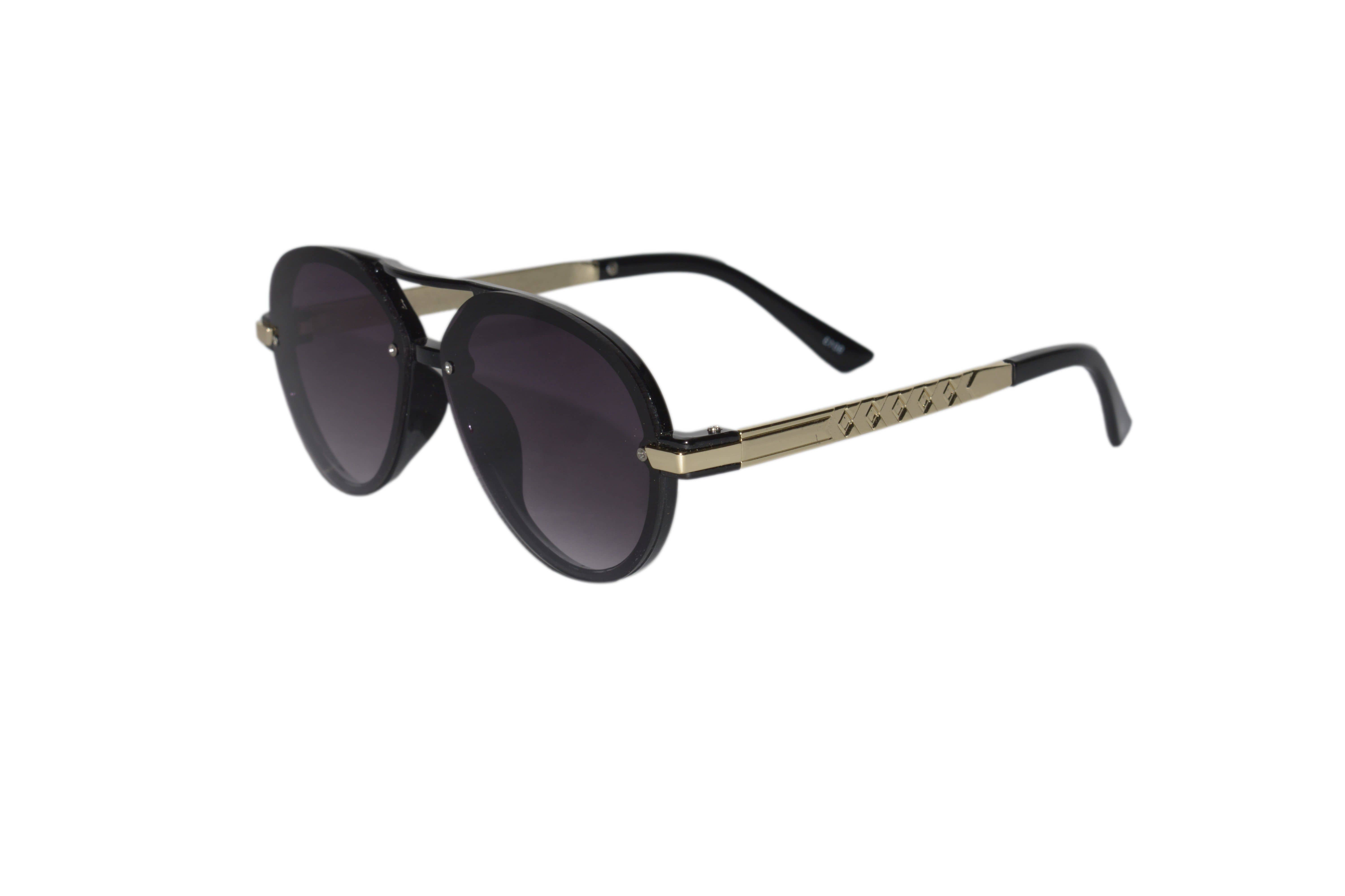 Peter Jones - Black Pilot Sunglasses ( 9013B ) - Sunglasses | Buy online on ZillyBuy