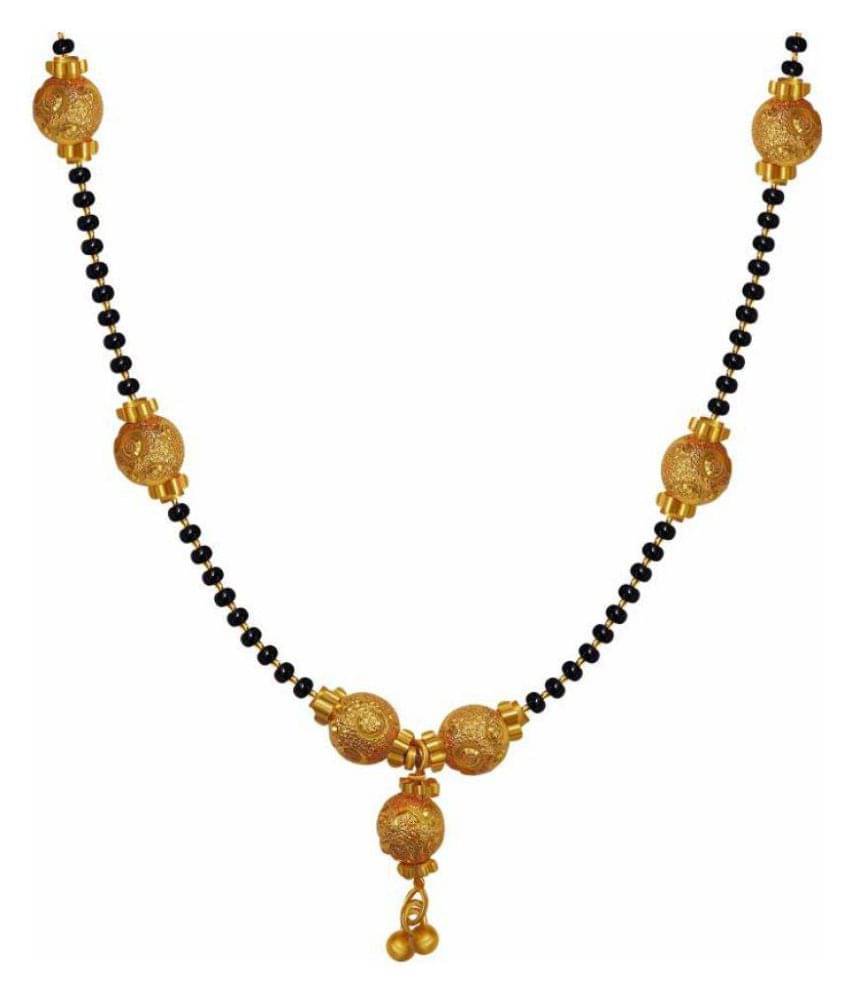 FJ STYLE GOLD PLATED DESIGNER MANGALSUTRA CHAIN IN COPPER FJ STYLE GOLD PLATED DESIGNER MANGALSUTRA CHAIN IN COPPER