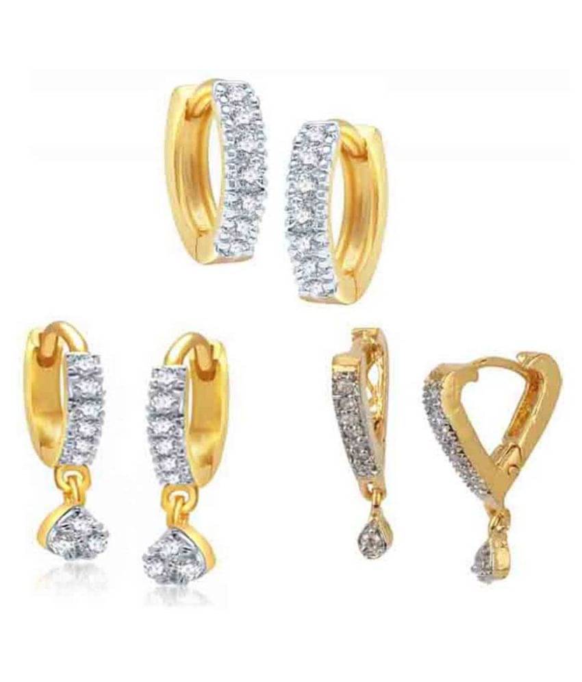 Combo of Trendy Earrings Jewellery For Women and Girls (Combo of 3) Combo of Trendy Earrings Jewellery For Women and Girls (Combo of 3)