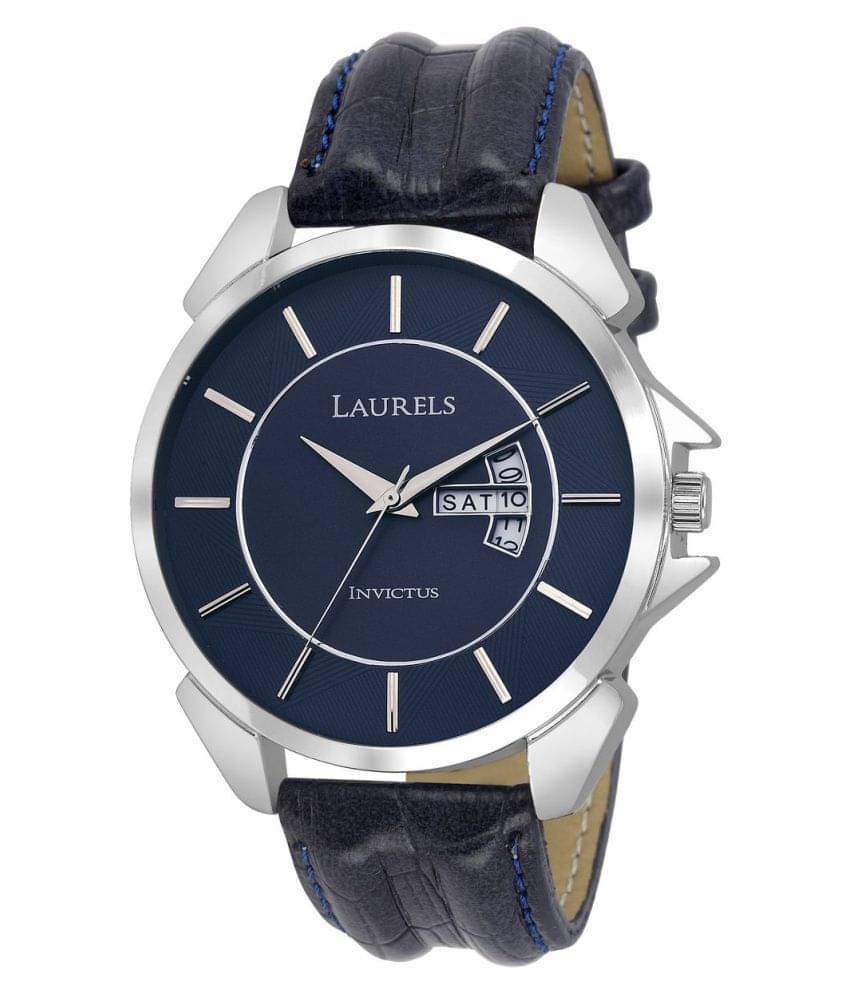     			Laurels LWM-INC-VIII-030307 Leather Analog Men's Watch