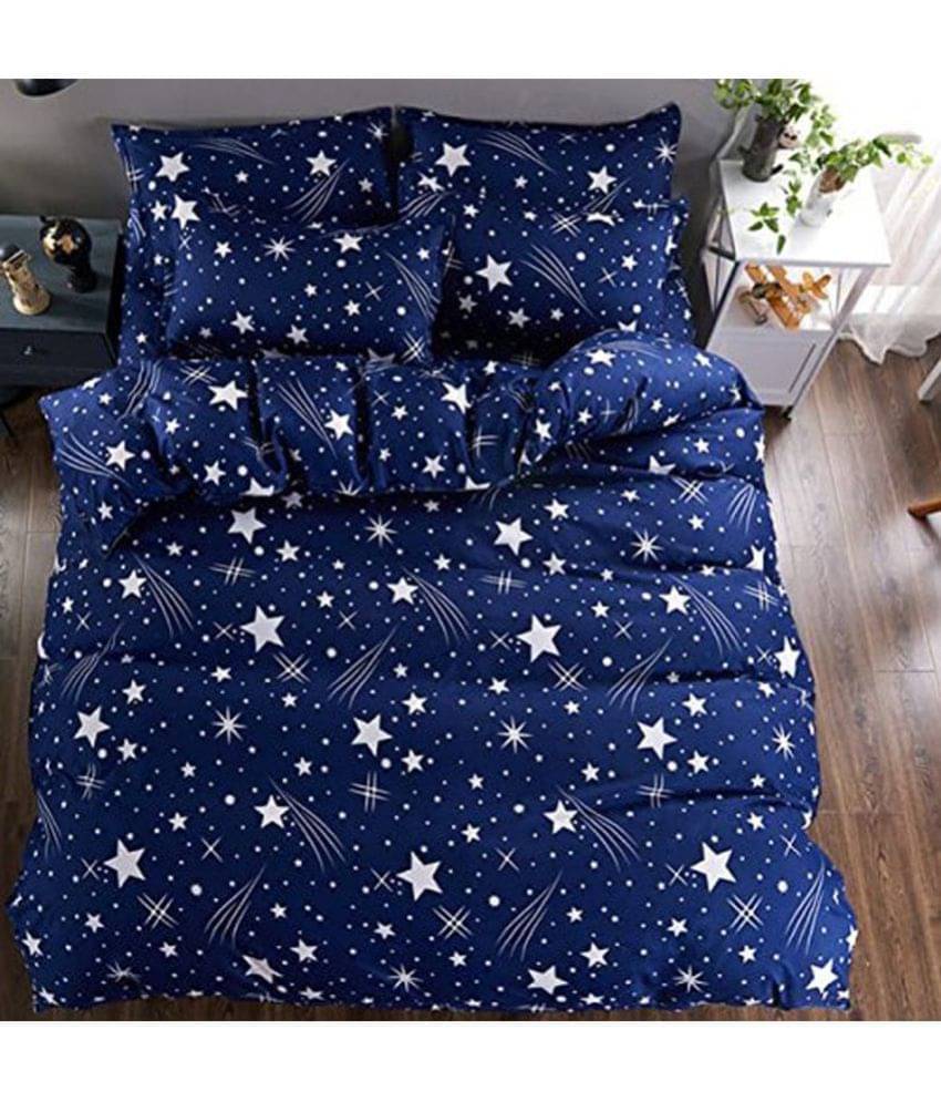 Sky Tex Poly Cotton Double Bedsheet with 2 Pillow Covers ( 220 cm x 216 cm )     			Sky Tex Poly Cotton Double Bedsheet with 2 Pillow Covers ( 220 cm x 216 cm )