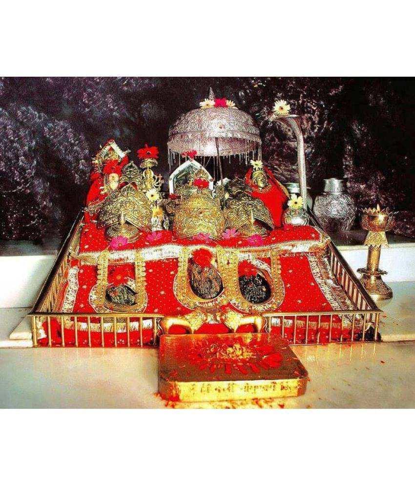 MAHALAXMI ART & CRAFT Maa Vaishno Devi-  HD-Pindi Darshan Paper Wall Poster Without Frame     			MAHALAXMI ART & CRAFT Maa Vaishno Devi-  HD-Pindi Darshan Paper Wall Poster Without Frame