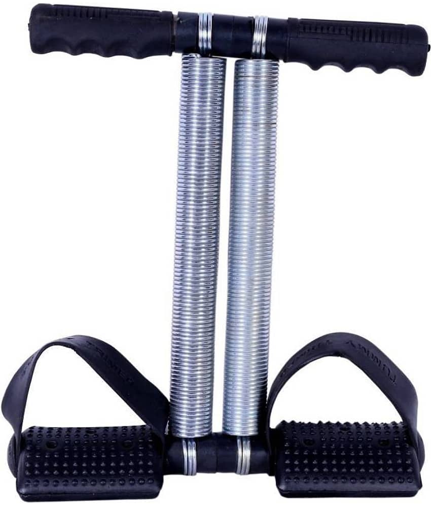 Tummy Trimmer Sports Double Spring Abdominal Exerciser - Black - Sports and Fitness Equipment | Buy online on ZillyBuy
