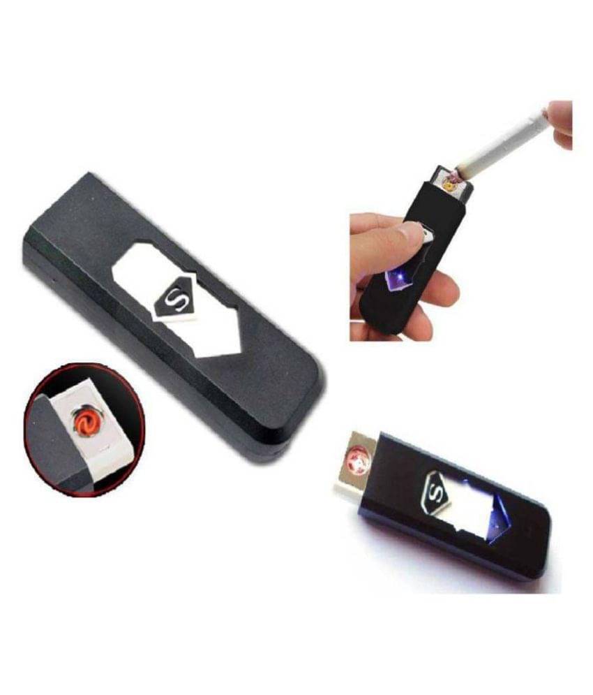     			ROOQ USB Car Cigarette Electronic Electric Lighter Black