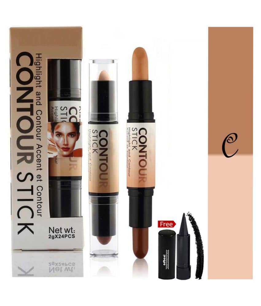 Kiss Beauty Stick Contour Highlighter Light Skin+Coffee g