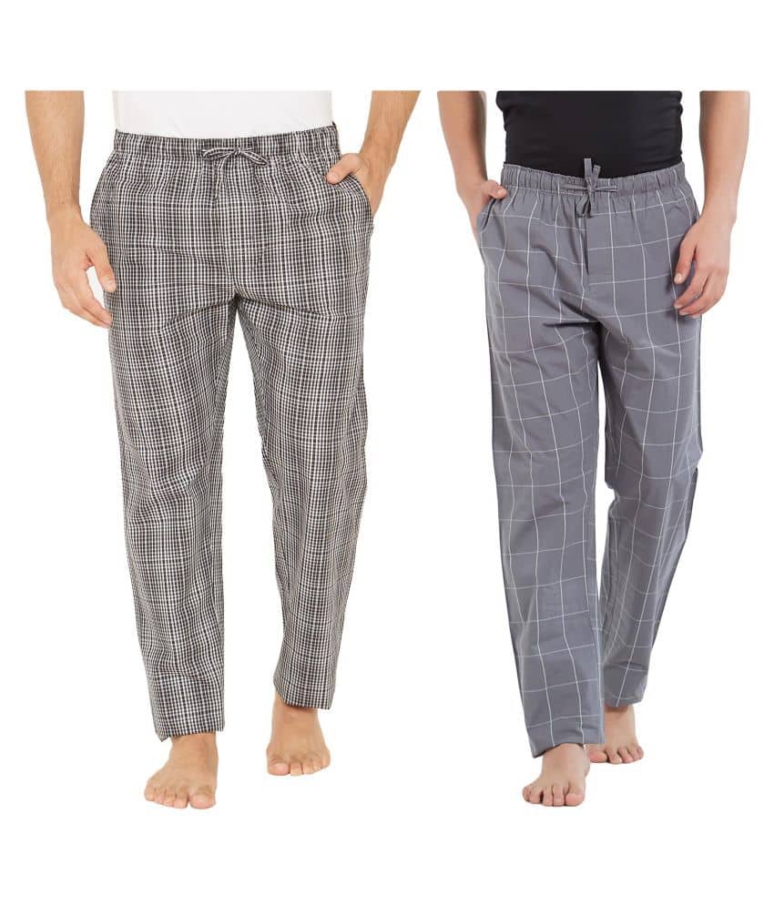 XYXX Pack of 2 Pyjama For Men's ( Multi )