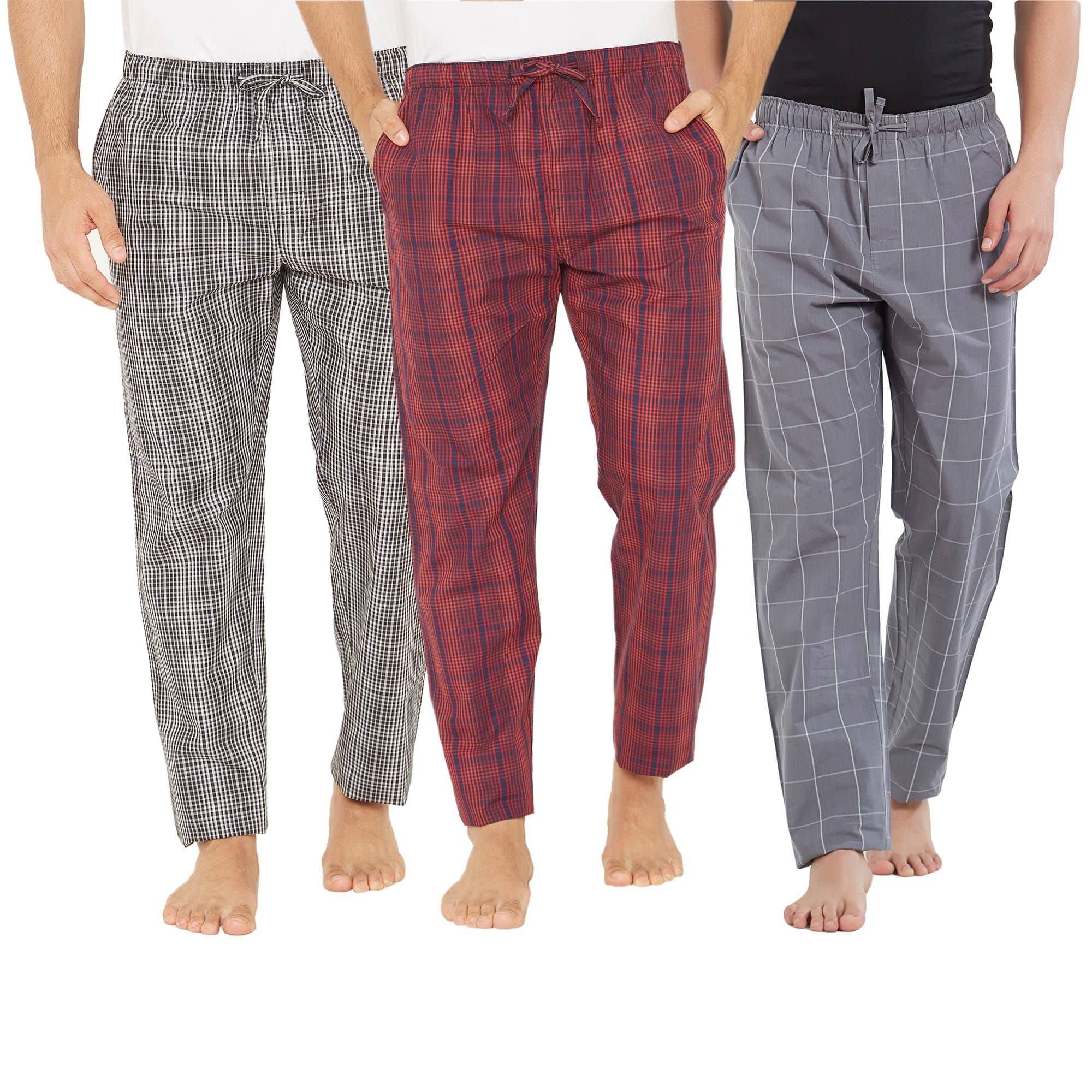XYXX Pack of 3 Pyjama For Men's ( Multi )