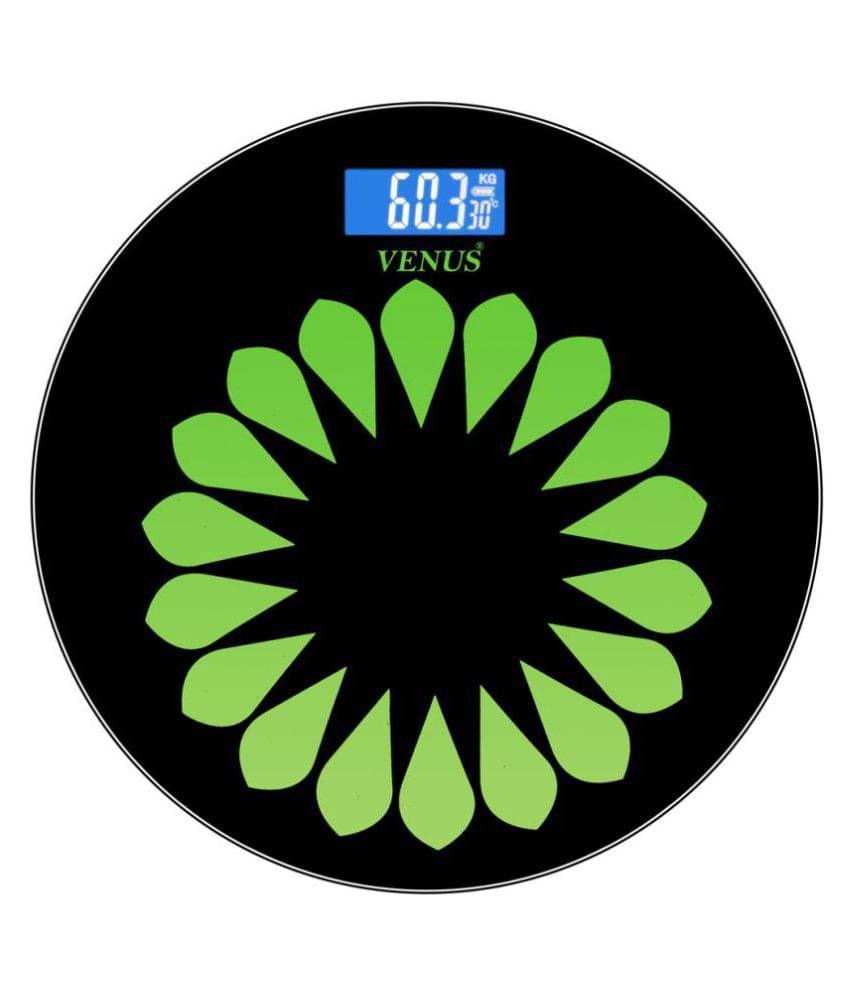 Venus Venus EPS-7299-Black-Digital Electronic Personal Body Health Fitness Check up Weighing Scale EPS-7299-Black Black     			Venus Venus EPS-7299-Black-Digital Electronic Personal Body Health Fitness Check up Weighing Scale EPS-7299-Black Black