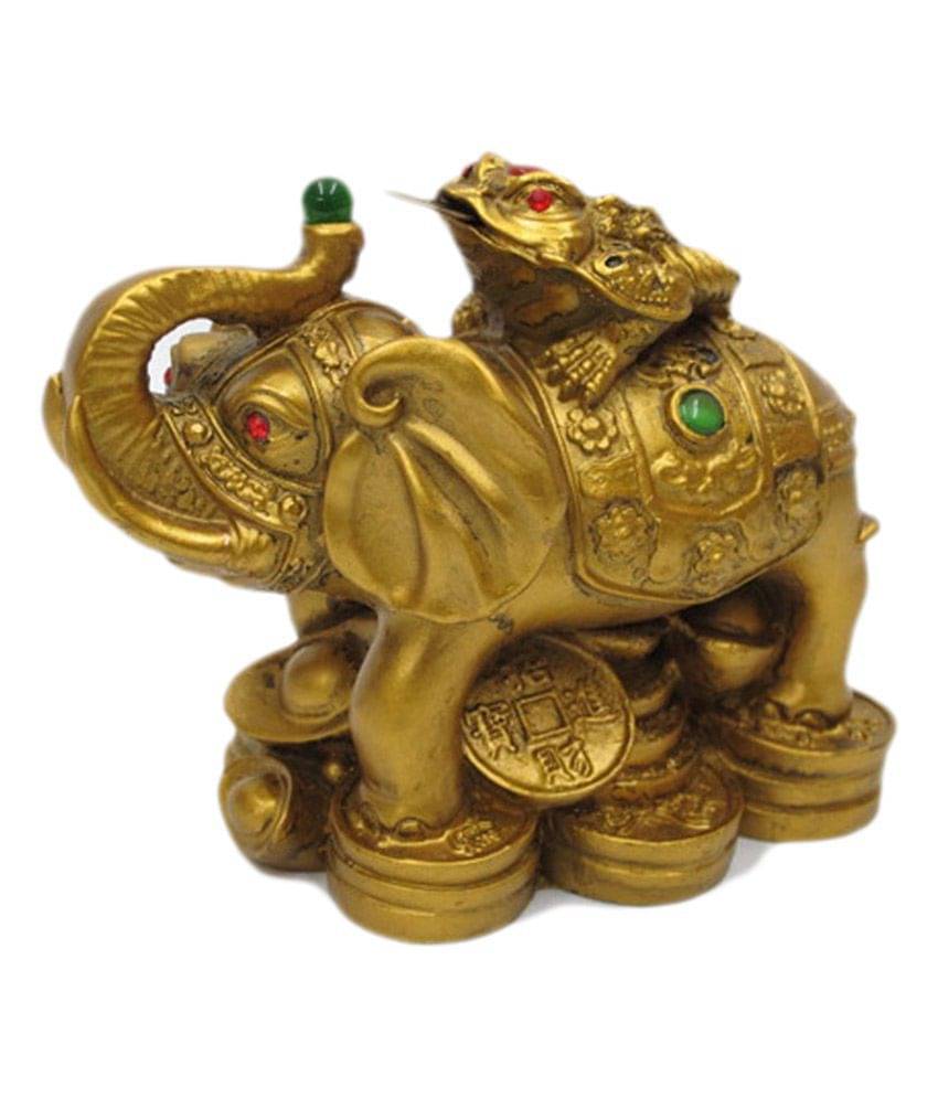     			S.S Creation Vastu Feng Shui Money Frog On Elephant