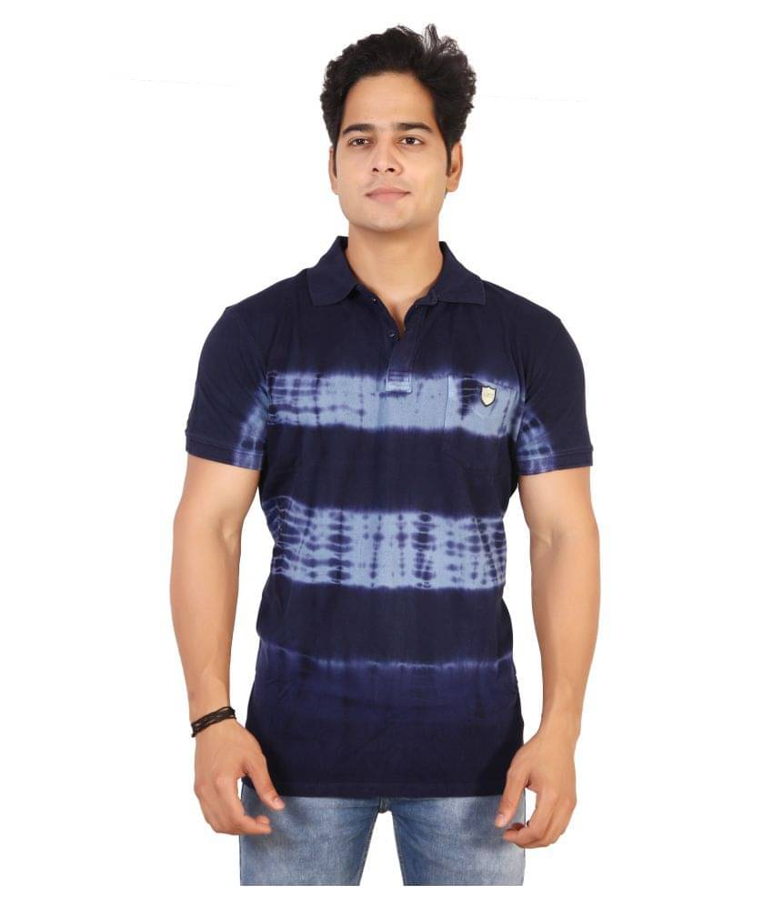 Awack Navy Half Sleeve T-Shirt Awack Navy Half Sleeve T-Shirt