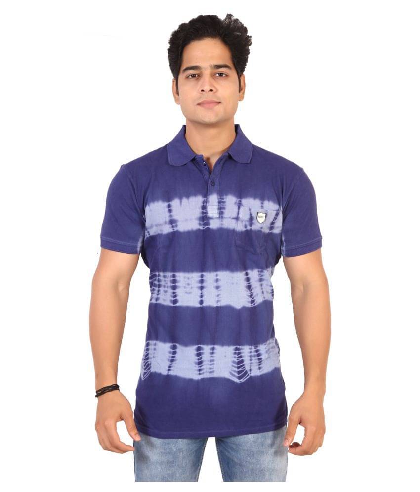 Awack Blue Half Sleeve T-Shirt Awack Blue Half Sleeve T-Shirt