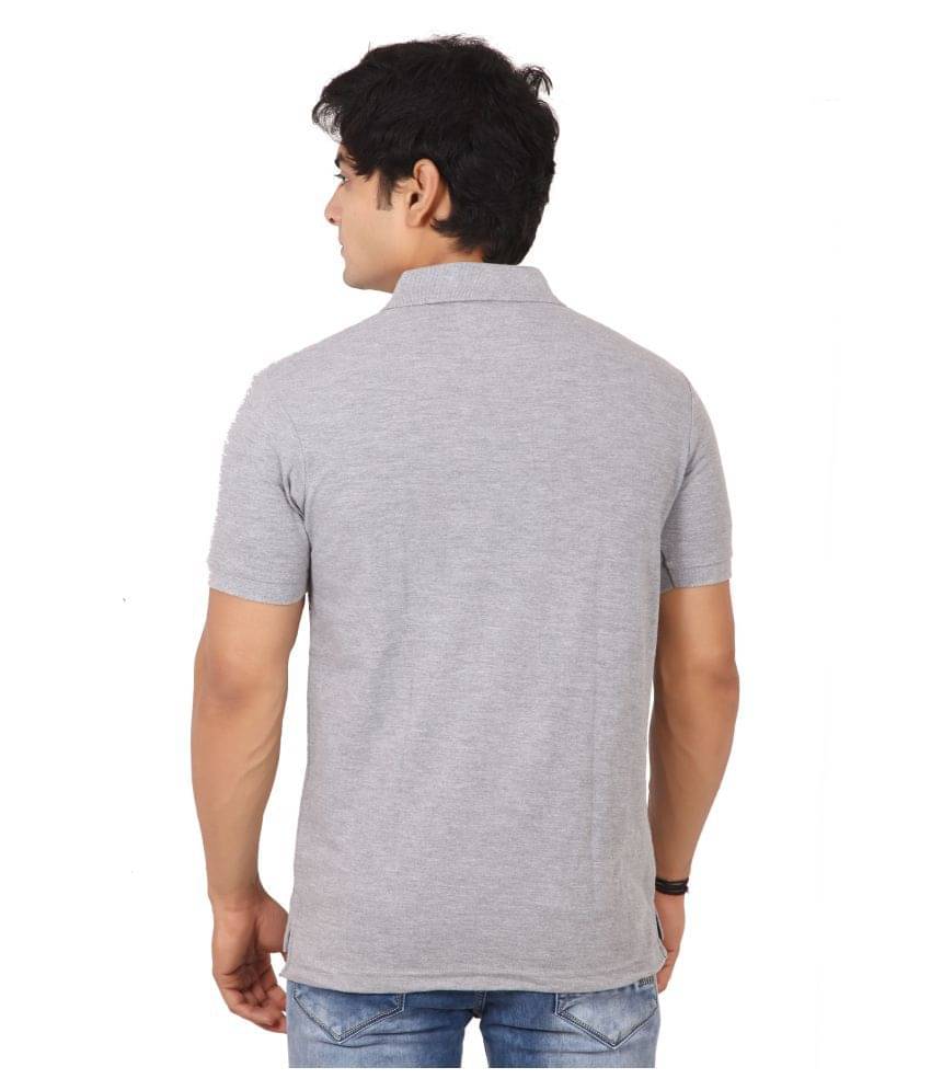 Awack Grey Half Sleeve T-Shirt     			Awack Grey Half Sleeve T-Shirt