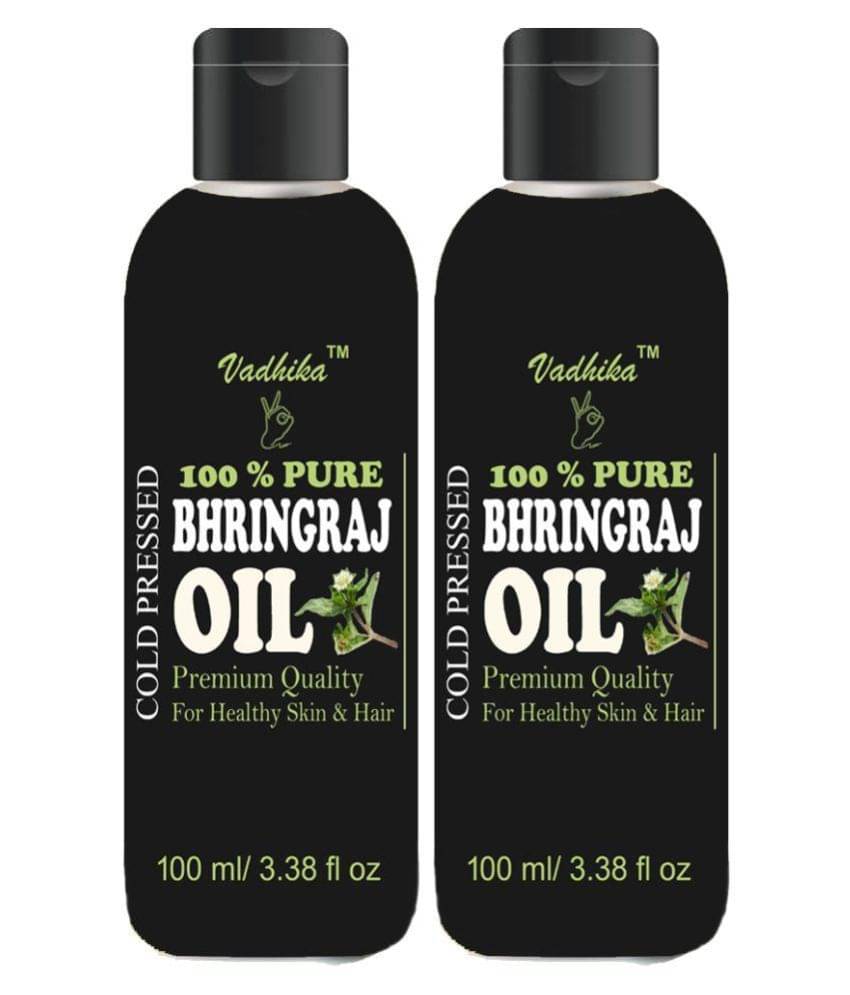     			Vadhika 100 % Pure & Natural Bhringraj oil 200 ml Pack of 2