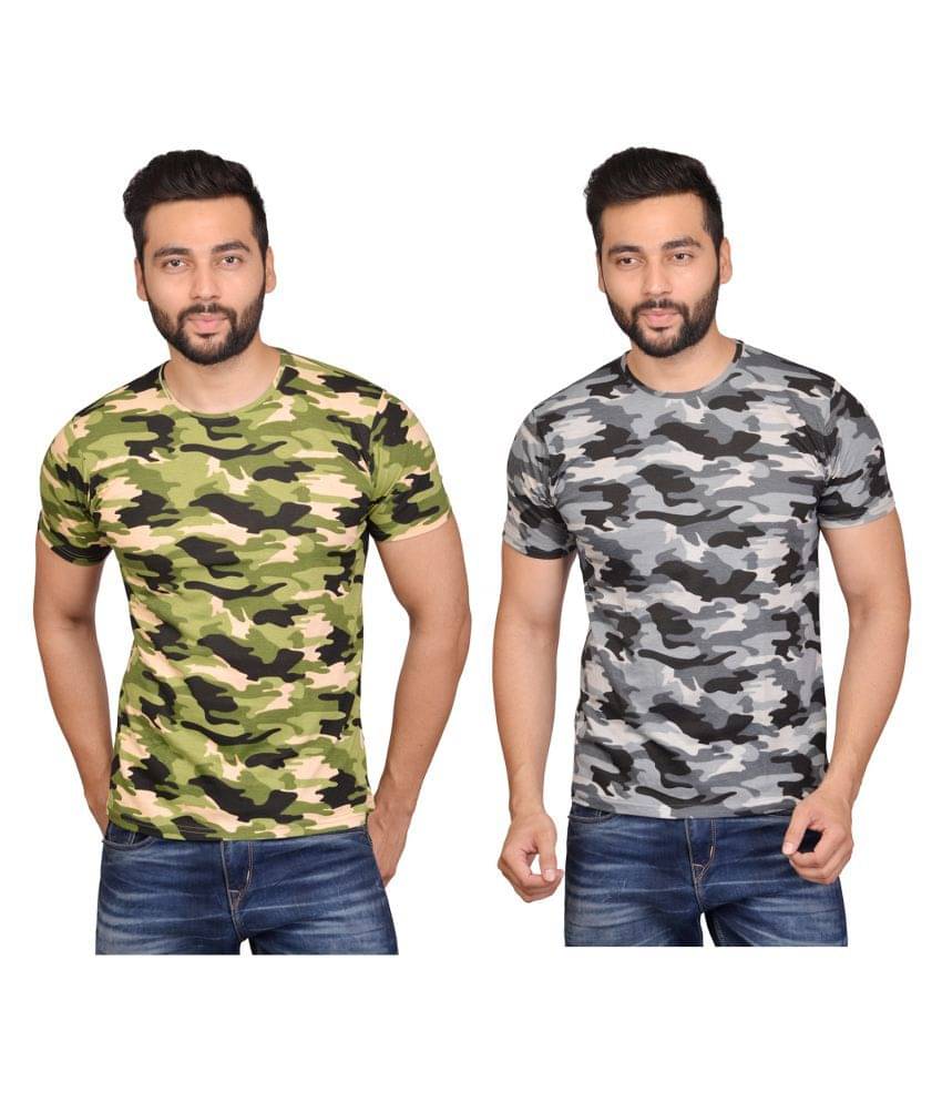    			British Terminal Pack of 1 100 Percent Cotton Regular Fit Men's T-Shirt ( Multi )