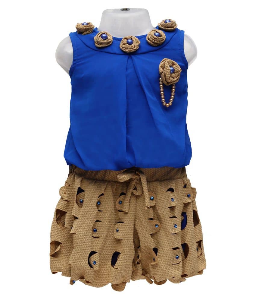 Zadmus Blended Tiered For Girls ( , Blue )