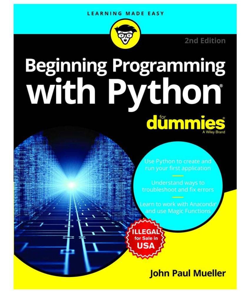     			Beginning Programming With Python For Dummies, 2Ed