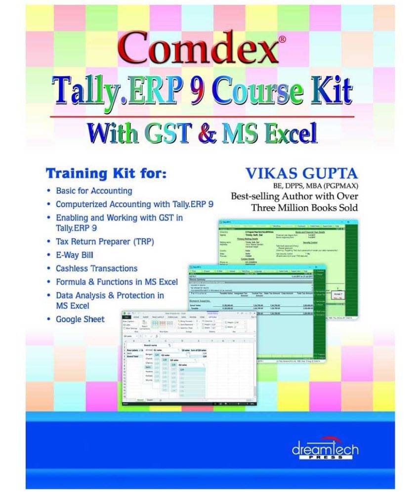     			Comdex Tally.Erp 9 Course Kit With Gst And Ms Excel