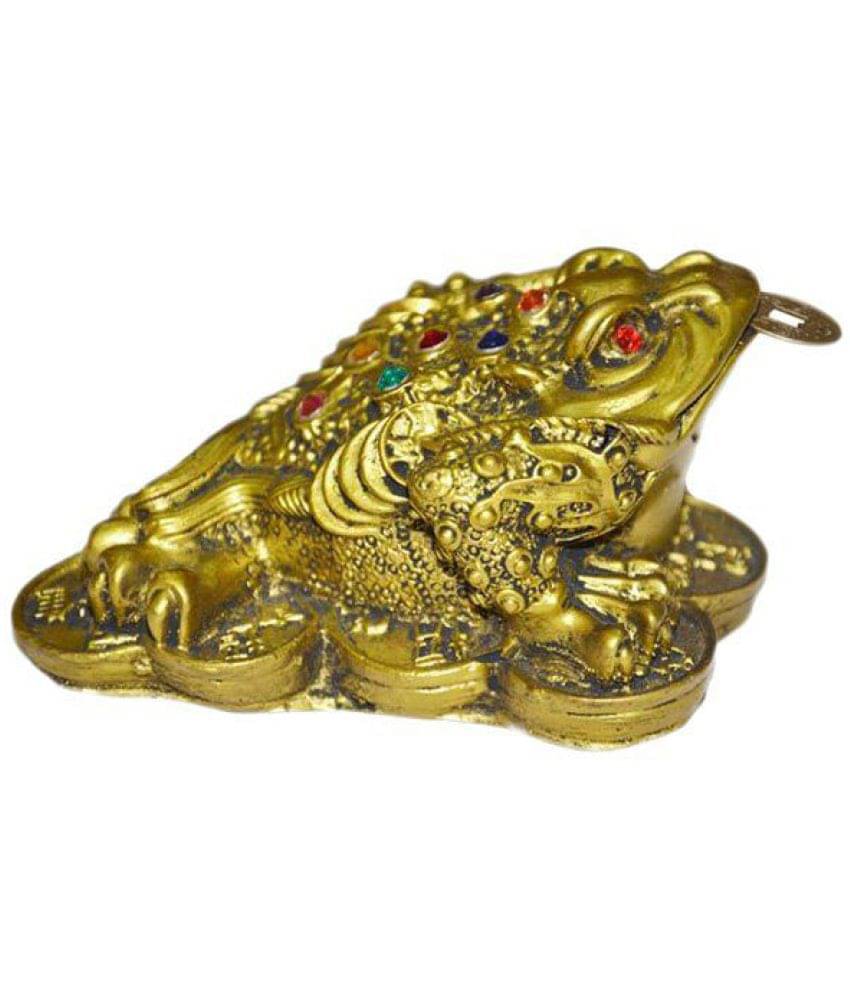    			N collection  Golden Feng Shui King Money Three Leg Frog