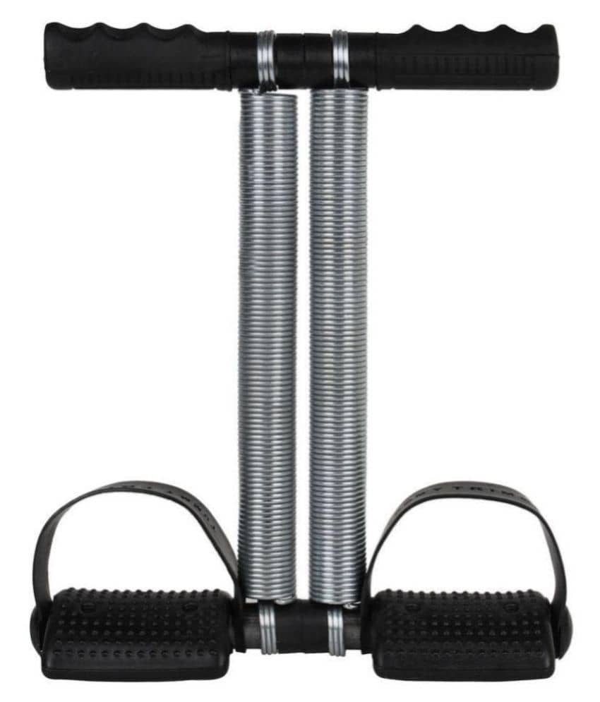 Tummy Trimmer Sports Double Spring Abdominal Exerciser - Black - Sports and Fitness Equipment | Buy online on ZillyBuy