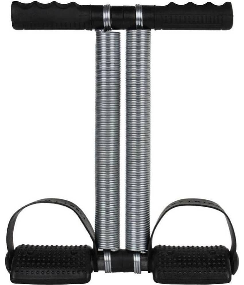 Tummy Trimmer Sports Double Spring Abdominal Exerciser - Black - Sports and Fitness Equipment | Buy online on ZillyBuy