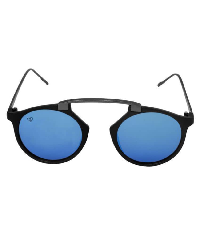 Walrus Blue Panto Sunglasses ( CRN-II-030218 ) - Sunglasses | Buy online on ZillyBuy