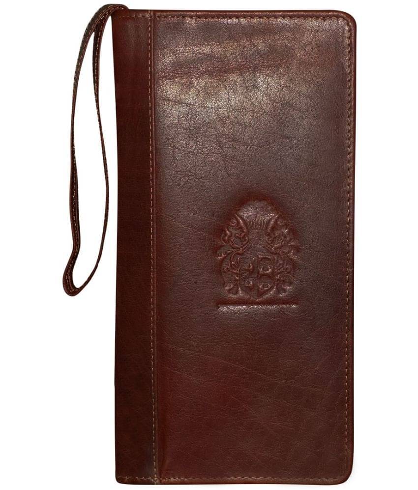     			Style 98 Leather Maroon Passport Holder