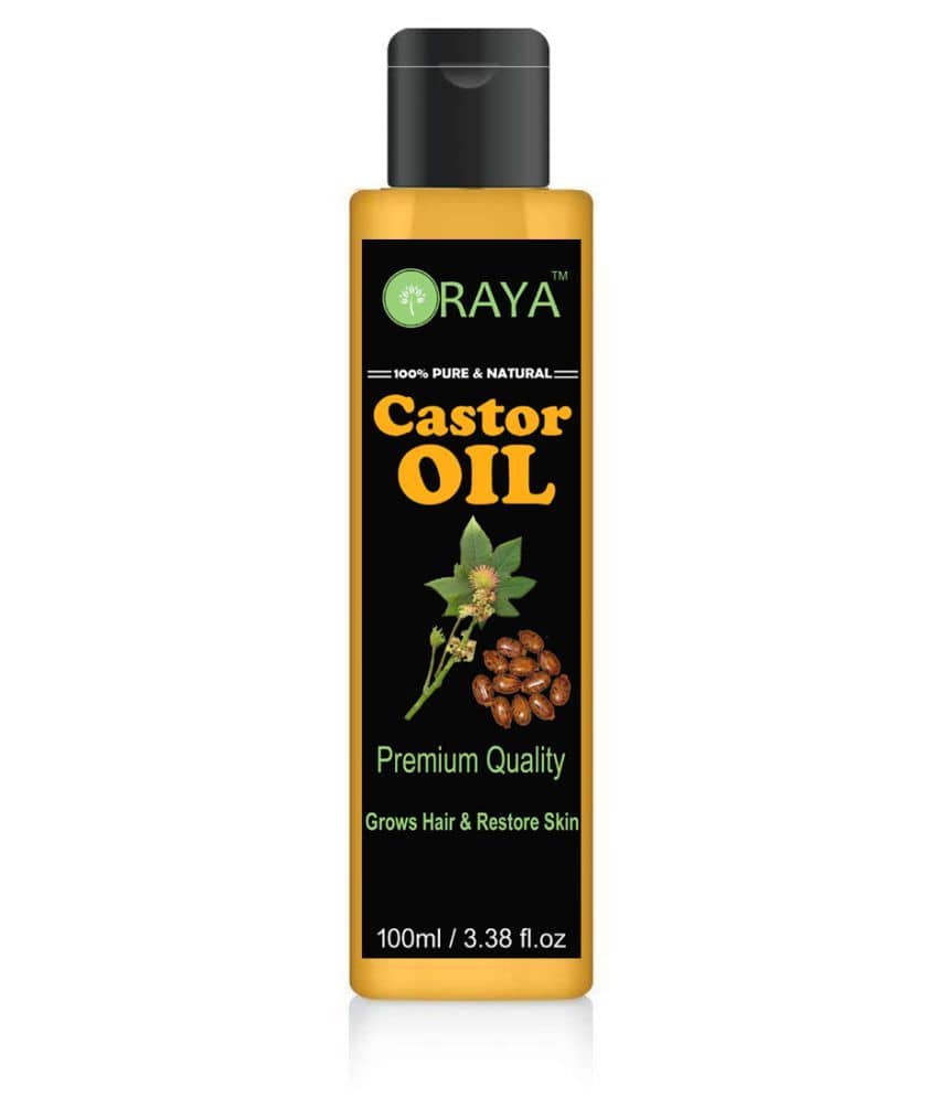 ORAYA 100% Pure & Natural Cold Pressed Castor Hair Massage Oil- 100 ml