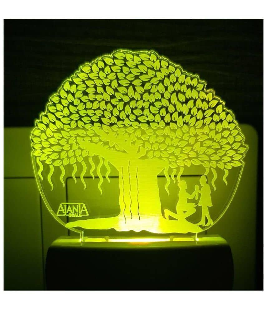 Ajanta Romantic Love Couple With Tree Code:2030 3D Night Lamp Multi - Pack of 1 - Electricals | Buy online on ZillyBuy