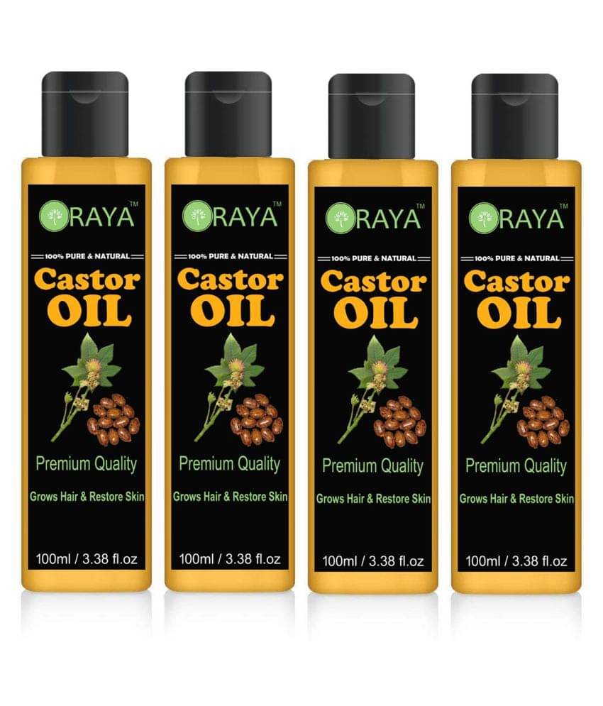 ORAYA - Hair Growth Castor Oil 100 ml ( Pack of 4 )     			ORAYA - Hair Growth Castor Oil 100 ml ( Pack of 4 )