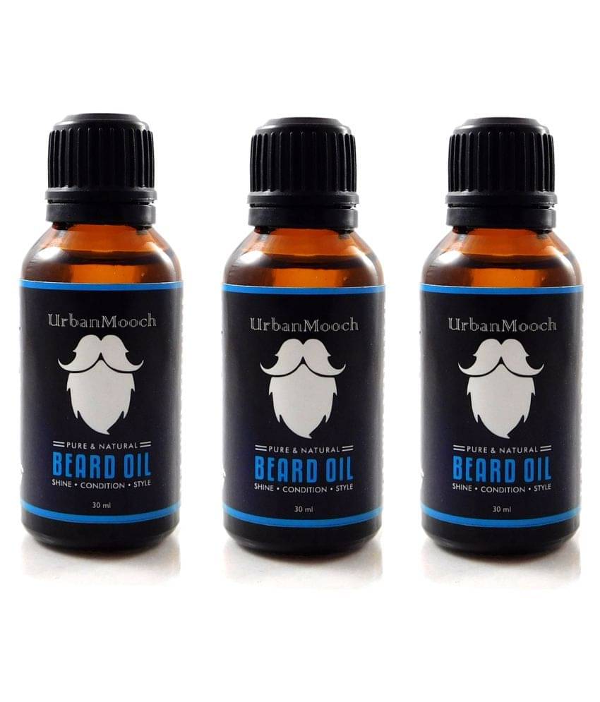 UrbanMooch Beard Oil For Growth 90 ml Pack of 3 UrbanMooch Beard Oil For Growth 90 ml Pack of 3