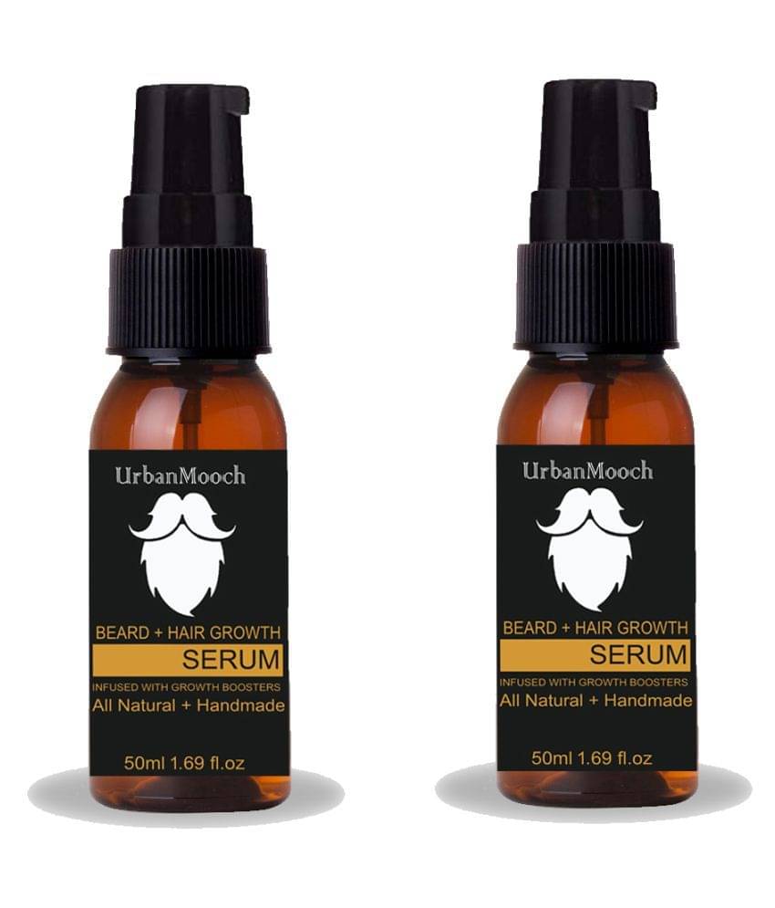 UrbanMooch Hair & Beard Oil Serum 100 ml Pack of 2 UrbanMooch Hair & Beard Oil Serum 100 ml Pack of 2