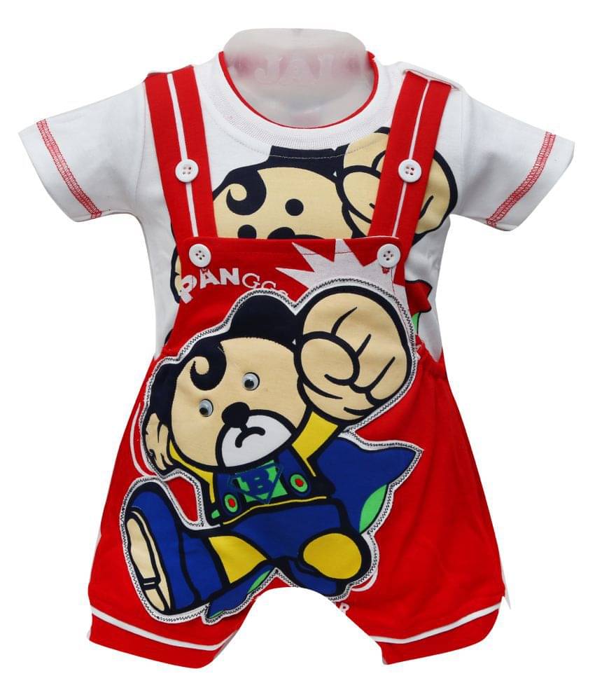     			Zadmus Unisex for Baby Cotton Bodysuit ( Red )