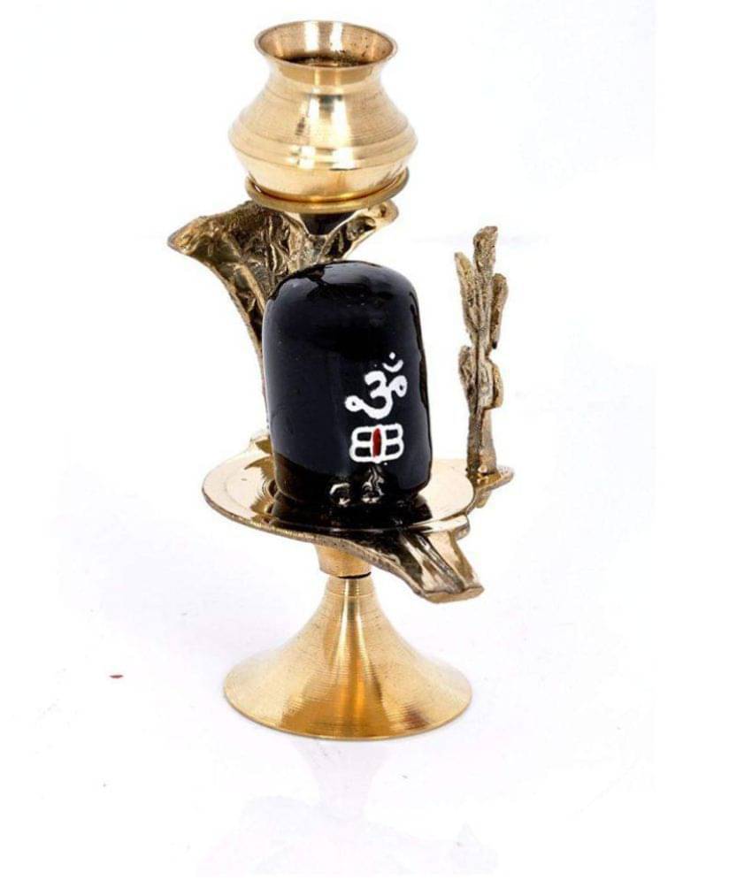     			SHIV MART - Brass Shivling For Pooja 8cm (Pack of 1)