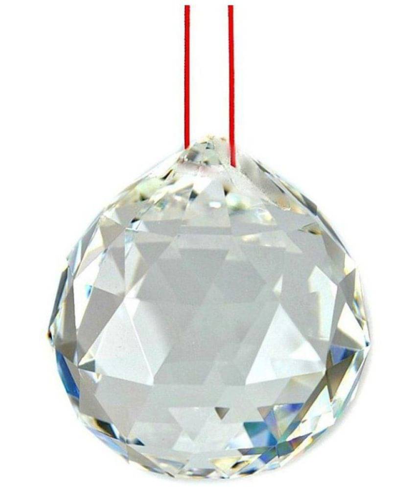     			9XM Feng Shui Crystal Ball With Red Thread (40mm)
