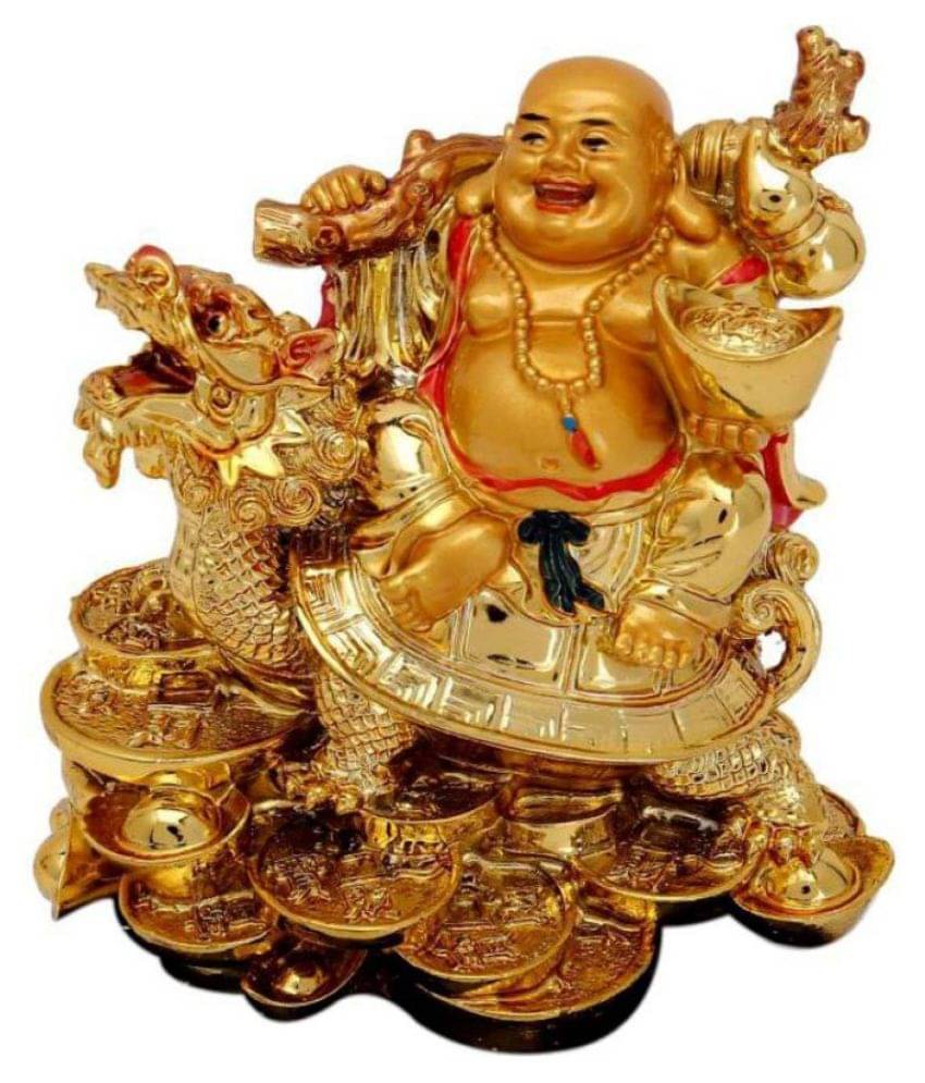 DD1 Feng Shui / Laughing Buddha Sitting on Dragon Tortoise For Happiness, Wealth & Good luck DD1 Feng Shui / Laughing Buddha Sitting on Dragon Tortoise For Happiness, Wealth & Good luck
