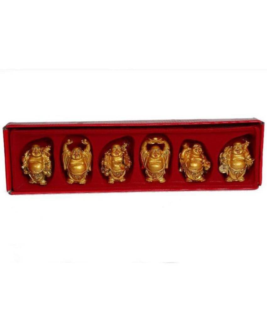     			Shayana Creation Laughing Buddha - Set of 6