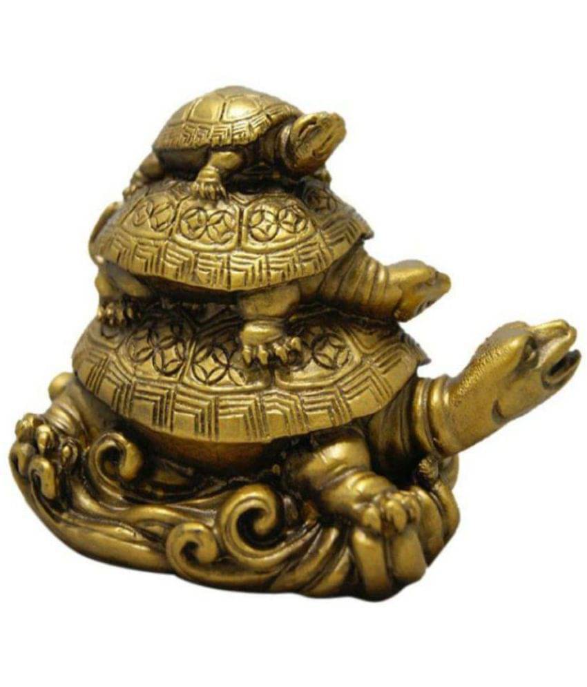     			9XM Feng Shui Three Tiered Tortoises For Health Wealth And Luck