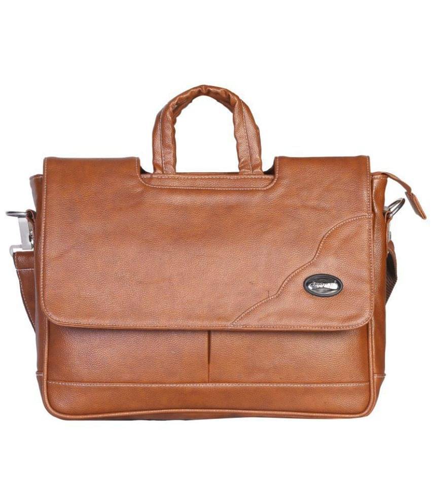     			Goodwin Tan Polyester Office Bag