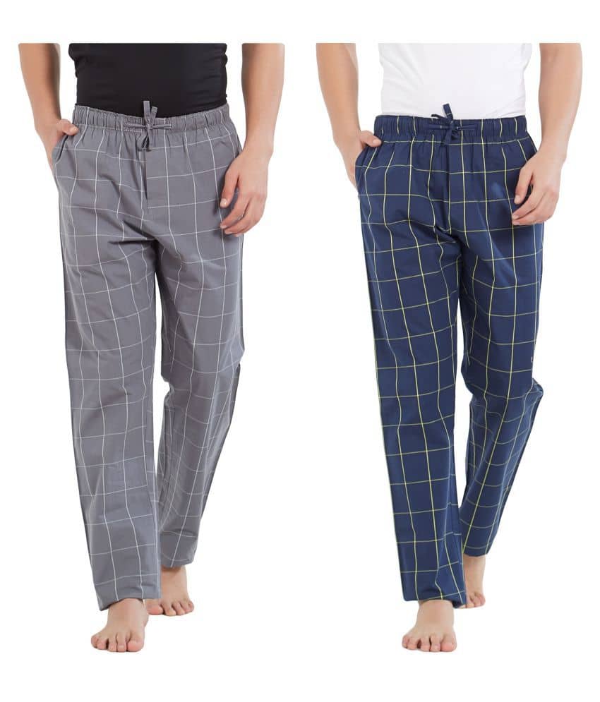 XYXX Pack of 2 Pyjama For Men's ( Multi )