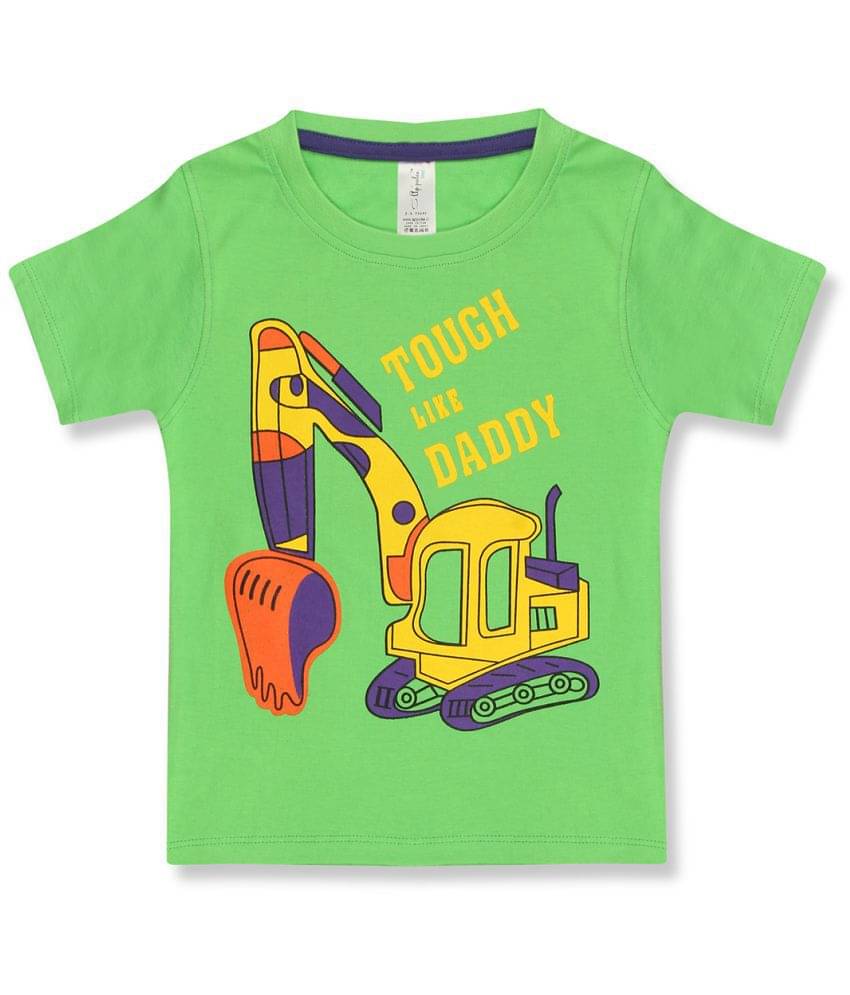     			Ap'pulse Pack of 1 Boys Cotton T-Shirt ( Green )