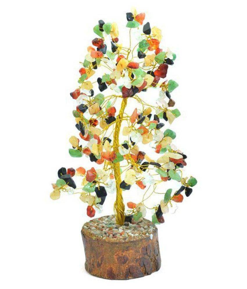     			9X Feng Shui Gem Stone Tree Crystal Tree