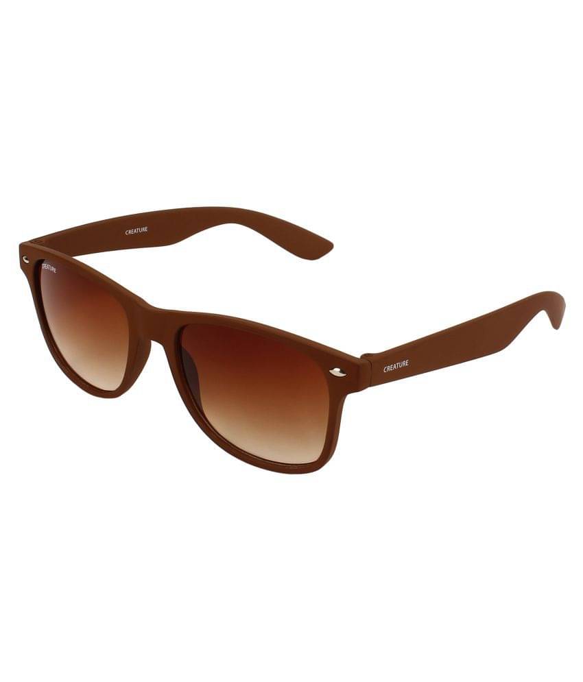     			Creature - Brown Square Sunglasses ( SUN-115 )