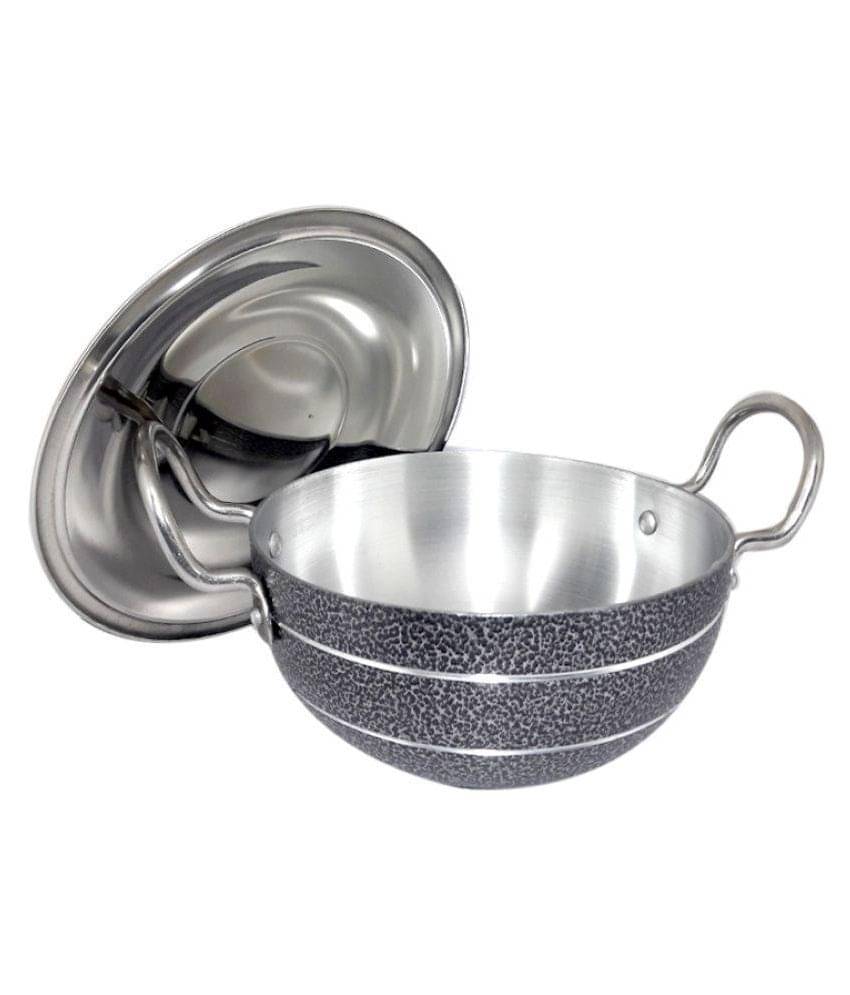     			bartan hub Kadhai with lid Enamle Deep Kadhai 2500 mL