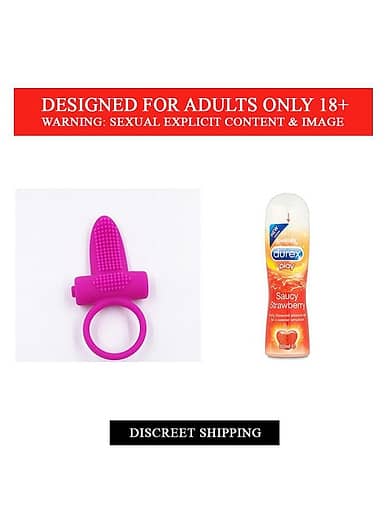 Spencer Vibrating Cock Ring- Durex Play Saucy Strawberry Lubricant Gel