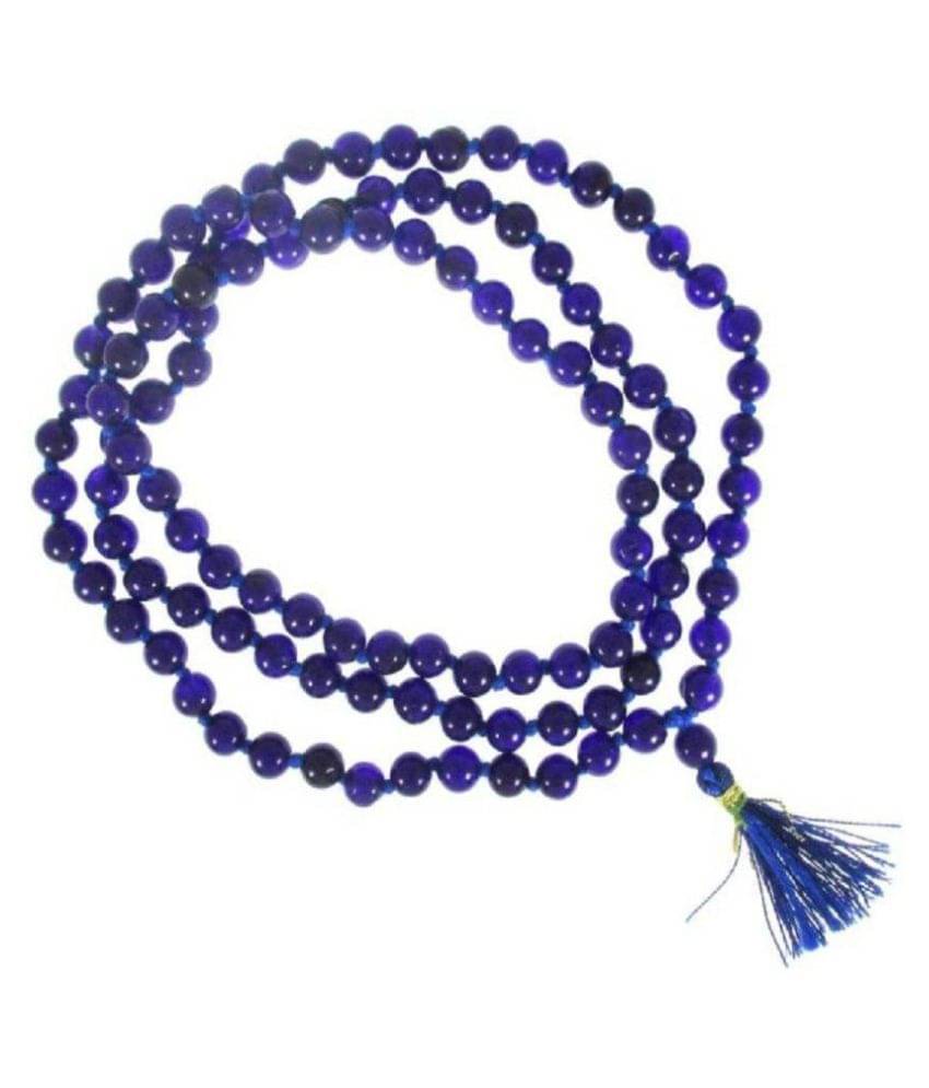     			Blue Hakik Mala (Agate ) Stone Necklace