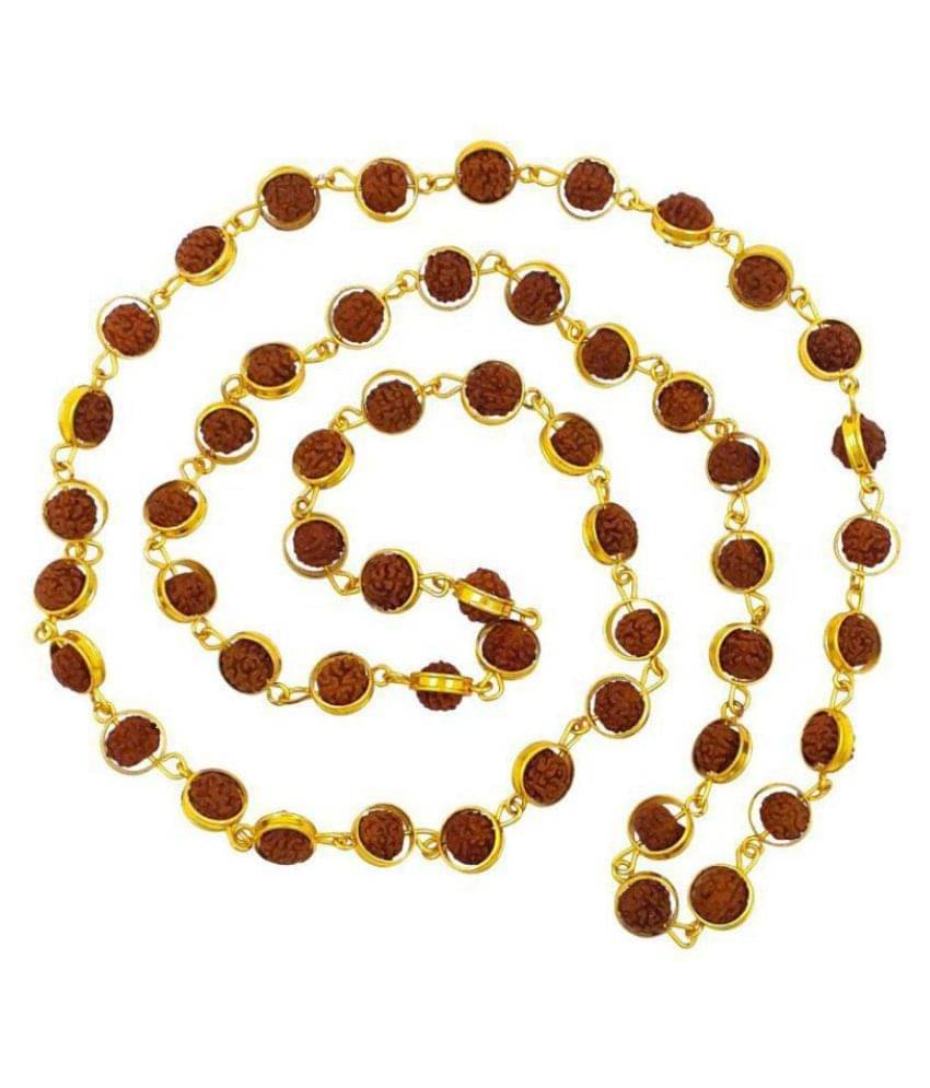     			SHIV MART - Wood Pooja Mala (Pack of 1)