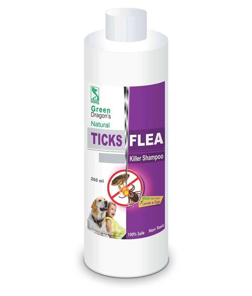Green Dragon  Natural Ticks & Flea Killer Shampoo 260ml - Sports and Fitness Equipment | Buy online on ZillyBuy